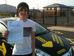 Jack guildford happy with think driving school